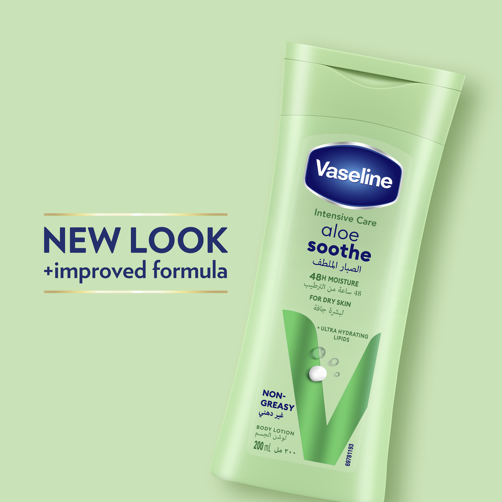VASELINE Intensive Care Body Lotion, Aloe Soothe, 200ml7.png