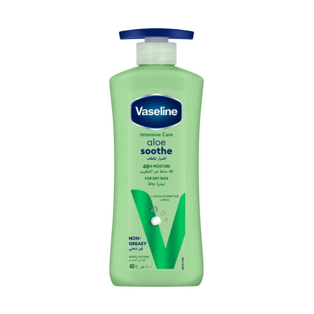VASELINE Intensive Care Body Lotion, Aloe Soothe, 400ml