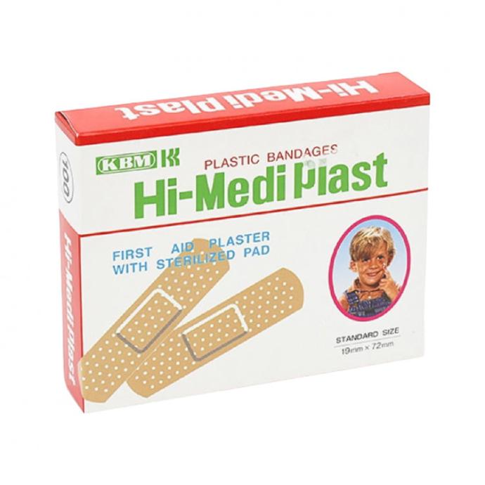 Hi-Mediplast Japanese Plaster Standard Size - 40 Pieces