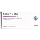 CONCOR 5 PLUS MG   20 TAB