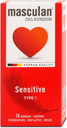 MASCULAN CONDOM 10PCS SENSITIVE RED