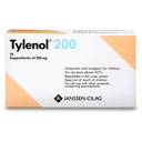 TYLENOL 200MG  10SUPP
