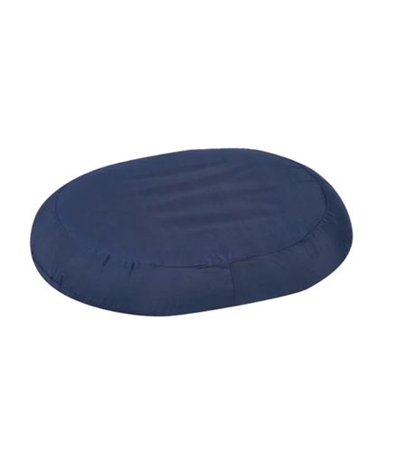 Molded Foam Ring Cushion 18" Navy Washable Cover