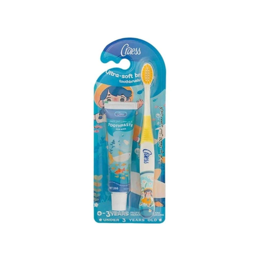 Craess Kids Toothpaste with Brush - large
